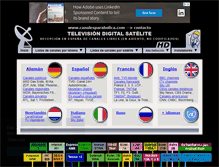 Tablet Screenshot of canalesparabolica.com